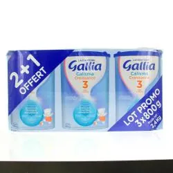 GALLIA Calisma croissance 3ème age +12mois 3x800g (2+1 offert)