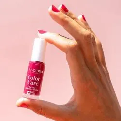 PODERM Color care - Vernis à ongles soin rouge rose n°797