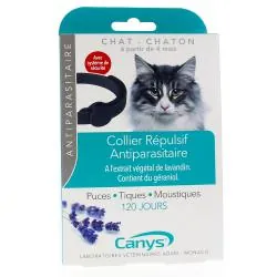 CANYS Collier anti-parasitaire chat et chaton 35 cm