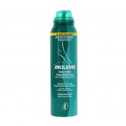 AKILEÏNE Vert - Spray poudre asséchant très forte transpiration aérosol 150ml