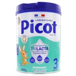 PICOT Lait Croissance Trilacta 3ème âge 800g