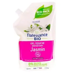 NATESSANCE Gel Douche envoûtant Jasmin bio eco-pack 650ml