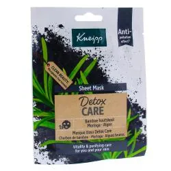 KNEIPP Detox care - Masque tissu au charbon de bambou