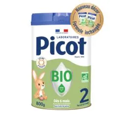PICOT Bio Lait de suite 2ème âge 800g