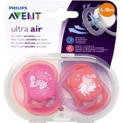 AVENT Ultra Air - Sucettes 6-18 mois licorne / fée