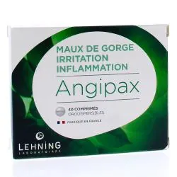 LEHNING Angipax Angines non bactériennes x40 comprimés orodispersibles