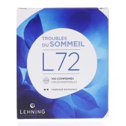 LEHNING L72 Troubles du sommeil x100 comprimés orodispersibles