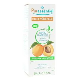 PURESSENTIEL Huile végétale Noyau d'Abricot bio 50ml