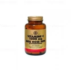 SOLGAR VItamine C 1000 avec rose hips x100 comprimés