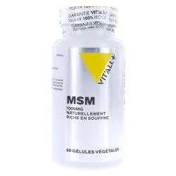 VIT'ALL+ MSM (Methyl-Sulfonyl-Methane) 1000mg x60 gélules