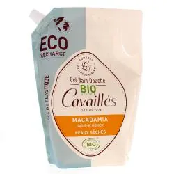 CAVAILLES Gel bain douche macadamia bio eco-recharge 1l