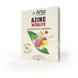 ARKOPHARMA Azinc Vitalité multivitamines végétales 30 comprimés