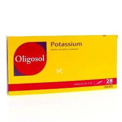 Potassium OLIGOSOL solution buvable en ampoule x28