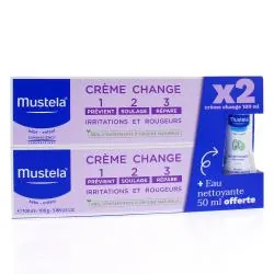 MUSTELA Crème Change 1.2.3 lot de 2 tube de 100ml