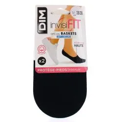DIM Invisifit - Protège pieds spécial baskets taille 35/38 noir