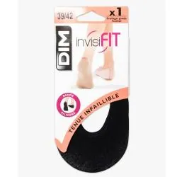 DIM Invisifit - Protège pieds spécial baskets taille 39/42 noir