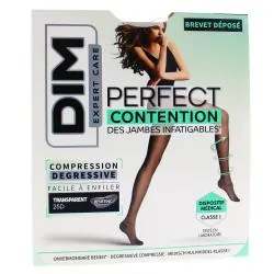 DIM Perfect contention - Collant transparent 25D couleur gazelle taille 2