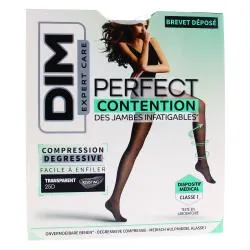 DIM Perfect contention - Collant transparent 25D couleur gazelle  taille 3