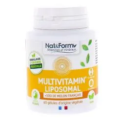 NAT & FORM Multivitamin liposomal x60 gélules
