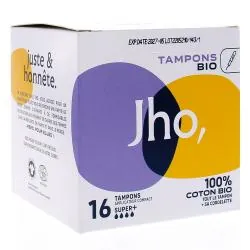 JHO Tampons avec applicateur Super + x16