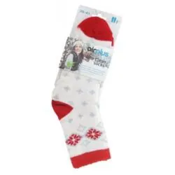 Airplus Aloe Cabin Chaussettes Hydratantes blanc rouge