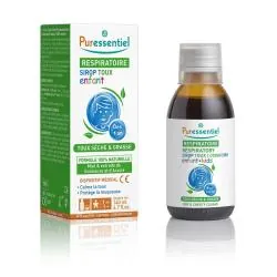 PURESSENTIEL Respiratoire Sirop toux sèche et grasse enfant 140ml
