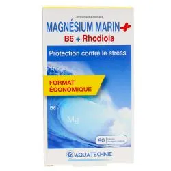 AQUATECHNIE Magnésium Marin + B6 + Rhodiola  90 gélules