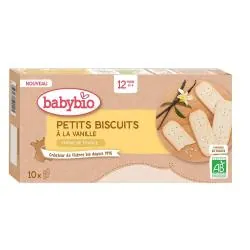 BABYBIO Petits Biscuits à la Vanille bio 160g Dès 12 mois