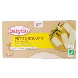 BABYBIO Petits Biscuits à la Vanille bio 160g Dès 12 mois