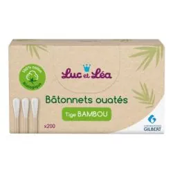 LUC ET LEA Bâtonnets ouatés en bambou x200