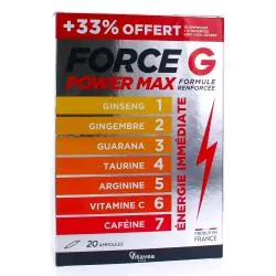 VITAVEA Force G Power Max 20 ampoules
