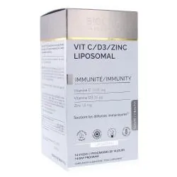BIOCYTE Vit C / D3 / Zinc Liposomal Immunité 14 sticks