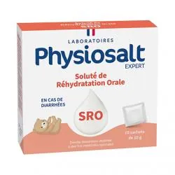 PHYSIOSALT Soluté de réhydratation orale pour bébé x10 sachets