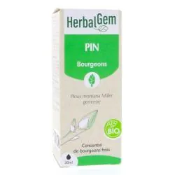 HERBALGEM Concentré de bourgeons frais - Pin bio 30ml