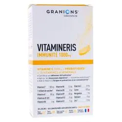 GRANIONS Vitamineris Immunité 1000mg 30 comprimés effervescents