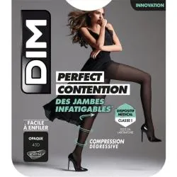 DIM Perfect Contention - Collant opaque 45D Noir taille 3