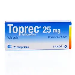 SANOFI Toprec 25 mg x20 comprimés