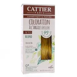 CATTIER Coloration à l'argile Blond n°7.0