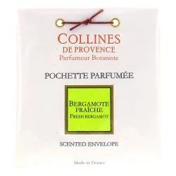 COLLINES DE PROVENCE Pochette Parfumée Bergamote Fraîche