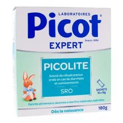 PICOT Picolite Soluté de réhydratation x10 sachets