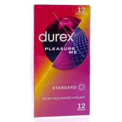 DUREX Pleasure Ultra - Préservatifs ultra Perlée 12 préservatifs