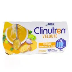 CLINUTREN Velouté Poireaux, Pommes de terre 4x200ml