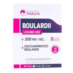 PRESCRIPTION NATURE Boulardii 200 mg 30 gélules