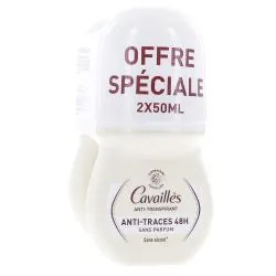 CAVAILLES Anti-Transpirant Effet extra-sec 50ml lot de 2