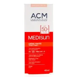 ACM MEDISUN - Crème Solaire Teintée Claire SPF50+ 40ml