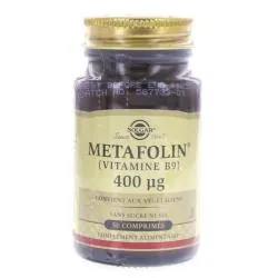 SOLGAR Metafolin Vitamine B9 400 mcg x50 Comprimés