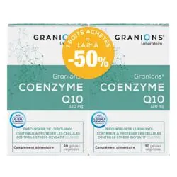 GRANIONS Les essentiels - Coenzyme Q10 120 mg Lot de 2 x 30 Gélules