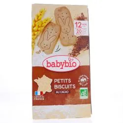 BABYBIO Biscuits - Petits Biscuits au cacao bio 160g Dès 12 mois