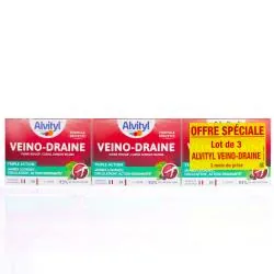 ALVITYL Bien-Etre Physique - Veino Draine lot de 3x30 gélules