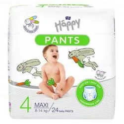 HAPPY Couche bébé pants T4 8-14KG X24